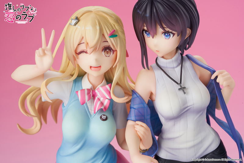 OshiRabu Waifus Over Husbandos 1/7 Scale Pre-Painted Figure: Ren Furutachi & Akuru Hayahoshi image 3