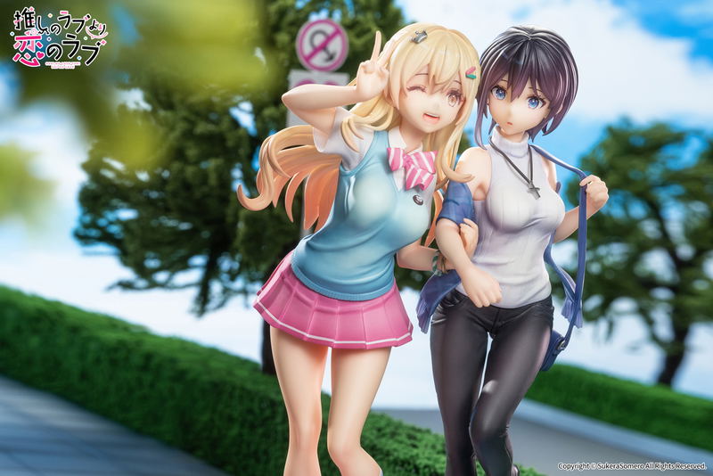 OshiRabu Waifus Over Husbandos 1/7 Scale Pre-Painted Figure: Ren Furutachi & Akuru Hayahoshi image 6