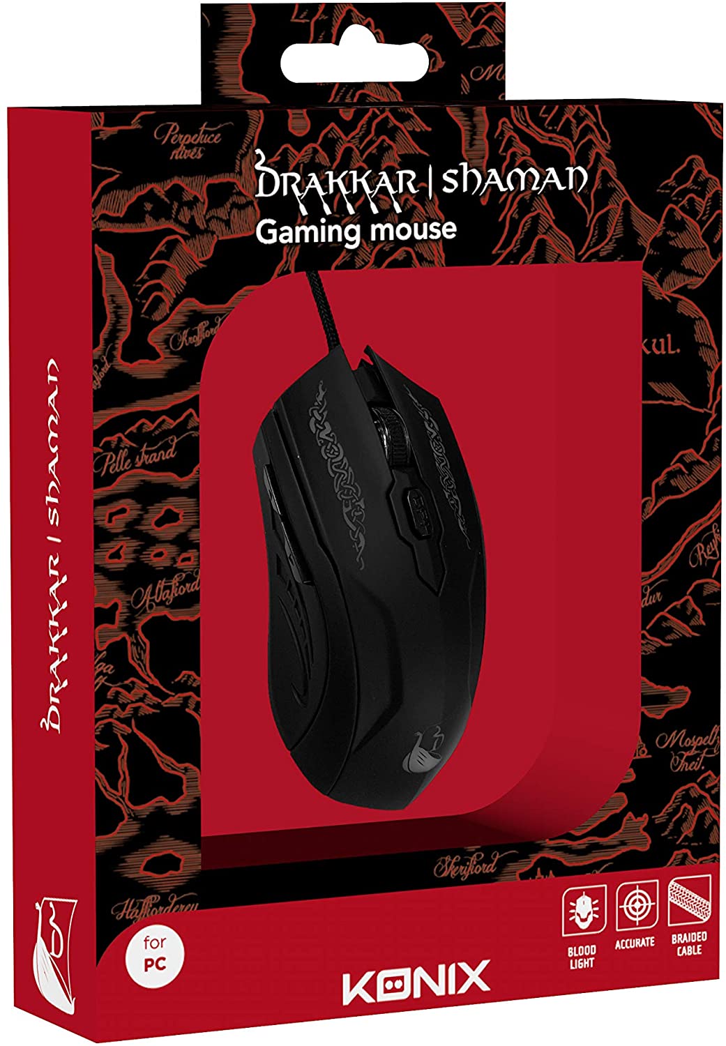 Konix Drakkar Clavier Gaming Filaire mécanique Alfheim TKL AZERTY Konix Drakkar Clavier Gaming Filaire mécanique Alfheim TKL AZERTY