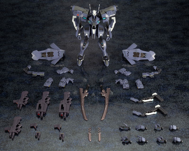 Muv Luv Alternative Total Eclipse Plastic Model Kit: Shiranui Second Tarisa Manandal Ki Ver. 1.5 image 8