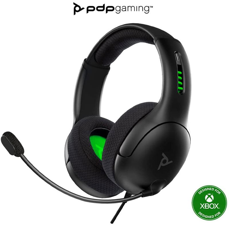 PDP Gaming LVL50 Wired Stereo Gaming Headset for Xbox One (Black) image 4