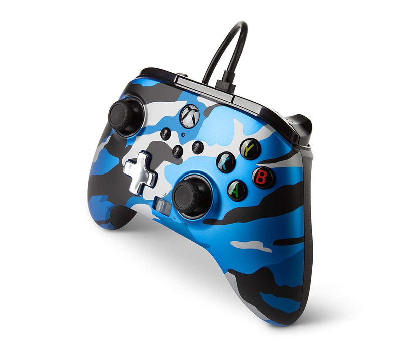 PowerA Enhanced Wired Controller for Xbox Series X|S (Metallic Blue Camo) image 4