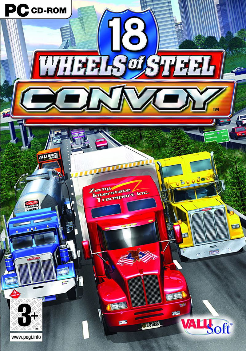18 Wheels of Steel: Convoy (DVD-ROM) image 1