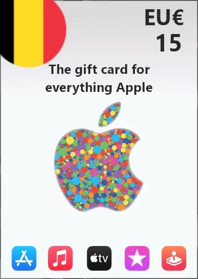 Apple Gift Card 15 EUR | Belgium Account <span class="ext ext_digital">digital</span> image 1