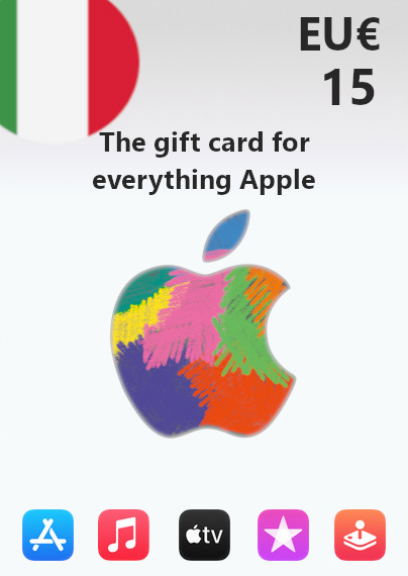 Apple Gift Card 15 EUR | Italy Account <span class="ext ext_digital">digital</span> image 1