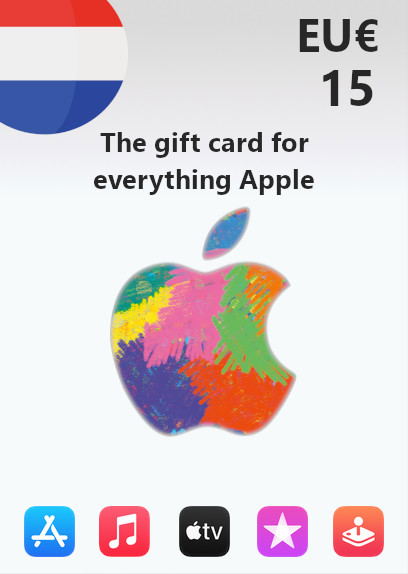 Apple Gift Card 15 EUR | Netherlands Account <span class="ext ext_digital">digital</span> image 1