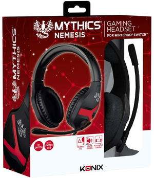 Konix Nemesis Switch Gaming Headset for Nintendo Switch (Black)_