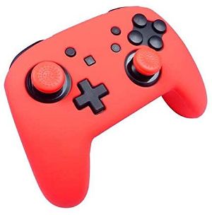 Subsonic Silicon Protective Cover Custom Kit for Pro Controller for Nintendo Switch (Red)