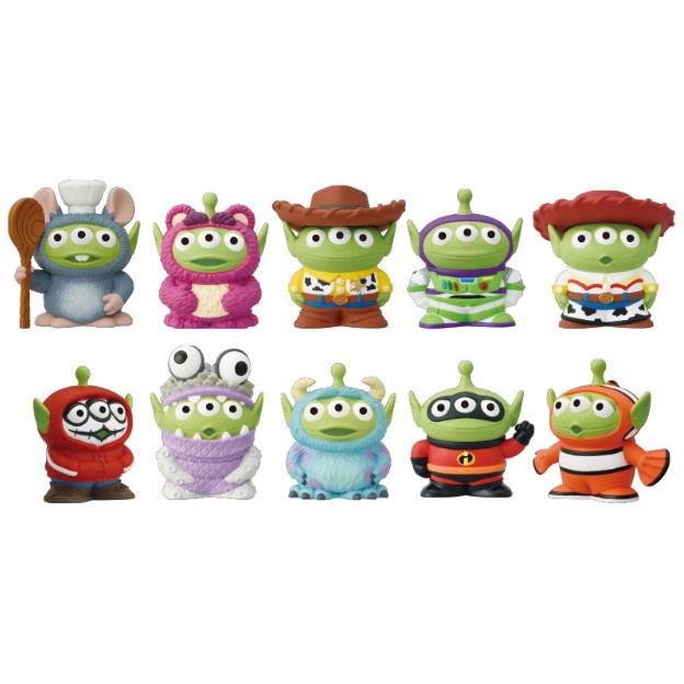 Monsters, Inc. Soft Vinyl Puppet Mascot (Set of 10 Pieces)