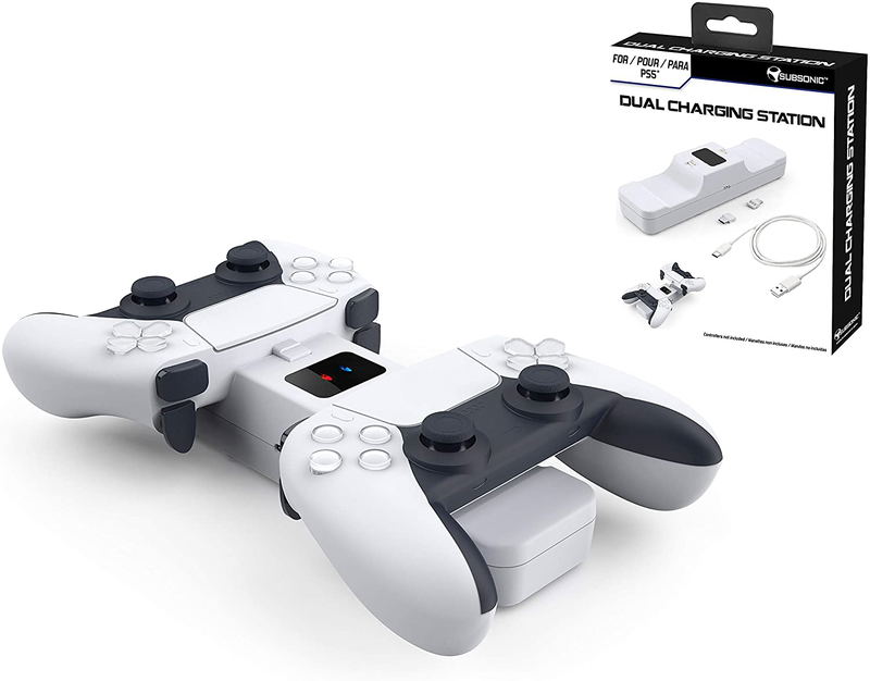 Dual Charging Station for DualSense Wireless Controller (White) image 4