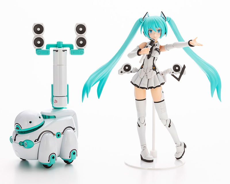 Frame Arms Girl Frame Music Girl Plastic Model Kit: Hatsune Miku (MARUTTOYS Ver.) with TAMOTU (Miku Ver.) image 14