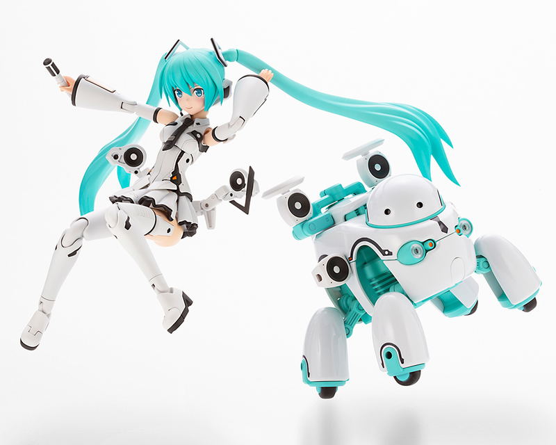 Frame Arms Girl Frame Music Girl Plastic Model Kit: Hatsune Miku (MARUTTOYS Ver.) with TAMOTU (Miku Ver.) image 15