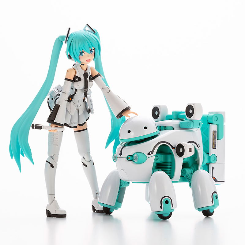 Frame Arms Girl Frame Music Girl Plastic Model Kit: Hatsune Miku (MARUTTOYS Ver.) with TAMOTU (Miku Ver.) image 16