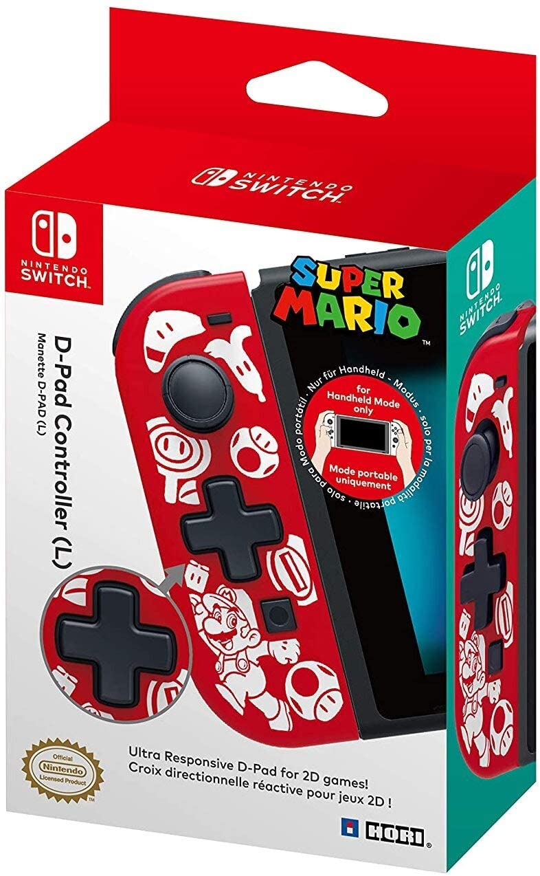 Hori D-Pad Controller (L) for Nintendo Switch (Super Mario) image 1