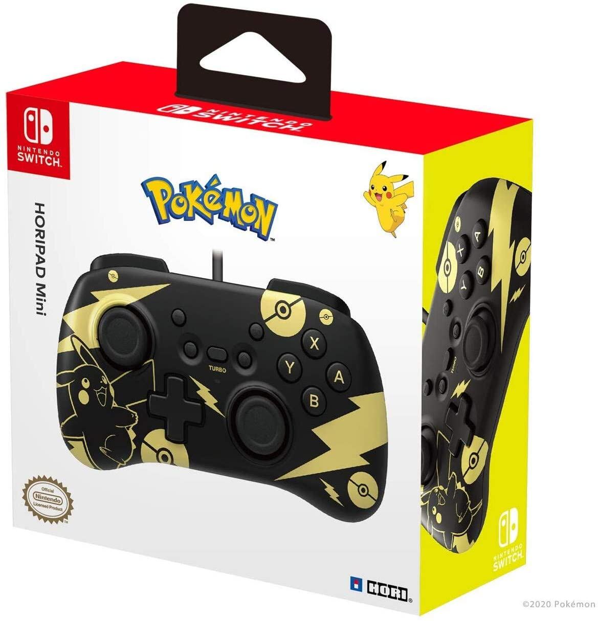 Hori Nintendo Switch Pokémon Pikachu Adventure Pack - Yellow/Black