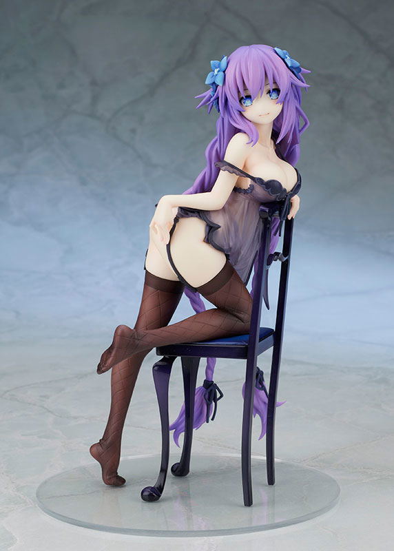 Hyperdimension Neptunia Pre-Painted Figure: Purple Heart Baby Doll Ver. image 2