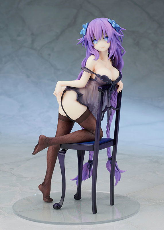 Hyperdimension Neptunia Pre-Painted Figure: Purple Heart Baby Doll Ver. image 3
