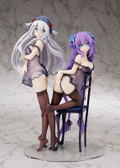 Hyperdimension Neptunia Pre-Painted Figure: Purple Heart & Black Heart Baby Doll Ver. thumbnail 4