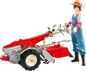 PLAMAX MF-21 1/20 Scale Plastic Model Kit: Minimum Factory Minori with Honda F90 Tiller (Re-run)_