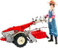 PLAMAX MF-21 1/20 Scale Plastic Model Kit: Minimum Factory Minori with Honda F90 Tiller (Re-run) thumbnail 1