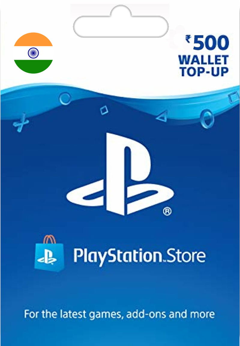 PSN Card 500 INR | Playstation Network India digital for PS4, PSVR, PS4  Pro, PS5, PS5 Pro, PS5