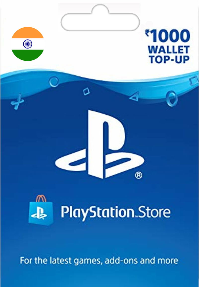 PSN Card 1000 INR | Playstation Network India <span class="ext ext_digital">digital</span> image 1