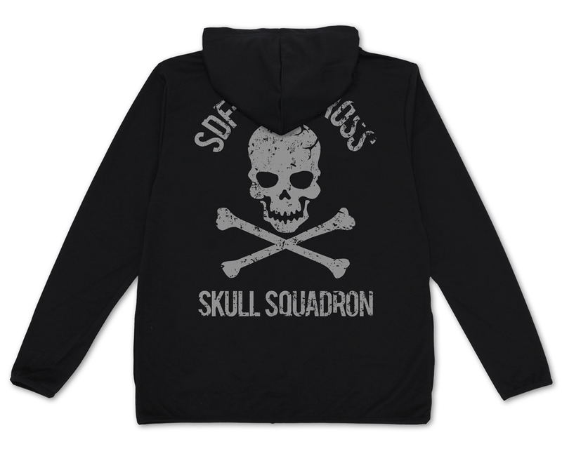 The Super Dimension Fortress Macross - Roy Focker Thin Dry Hoodie Black (S Size) image 1
