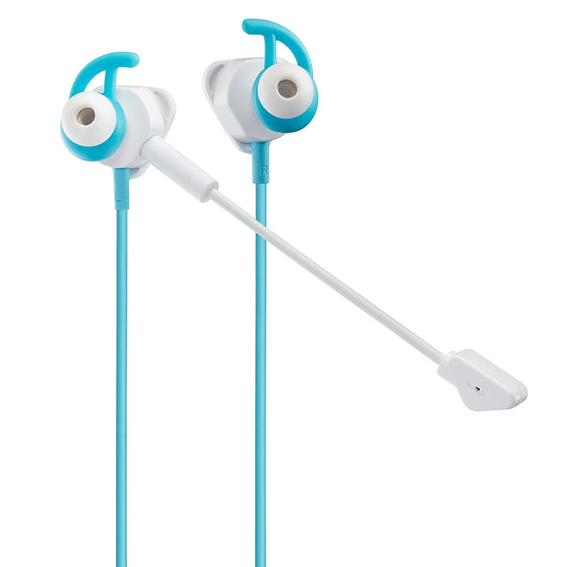 Battle Buds In-Ear Gaming Headset for Switch/XB1/PS4/PS5/PC (White/Teal) image 2