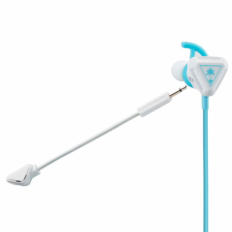 Battle Buds In-Ear Gaming Headset for Switch/XB1/PS4/PS5/PC (White/Teal) image 3