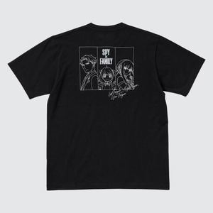 SPY x FAMILY - Forger Family UT Graphic T-shirt Black (Black | Size M)_