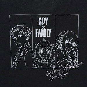 SPY x FAMILY - Forger Family UT Graphic T-shirt Black (Black | Size M)_