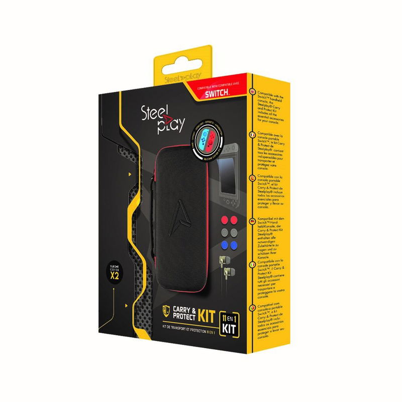 Steelplay - Carry & Protect Kit 11 in 1 for Nintendo Switch image 1
