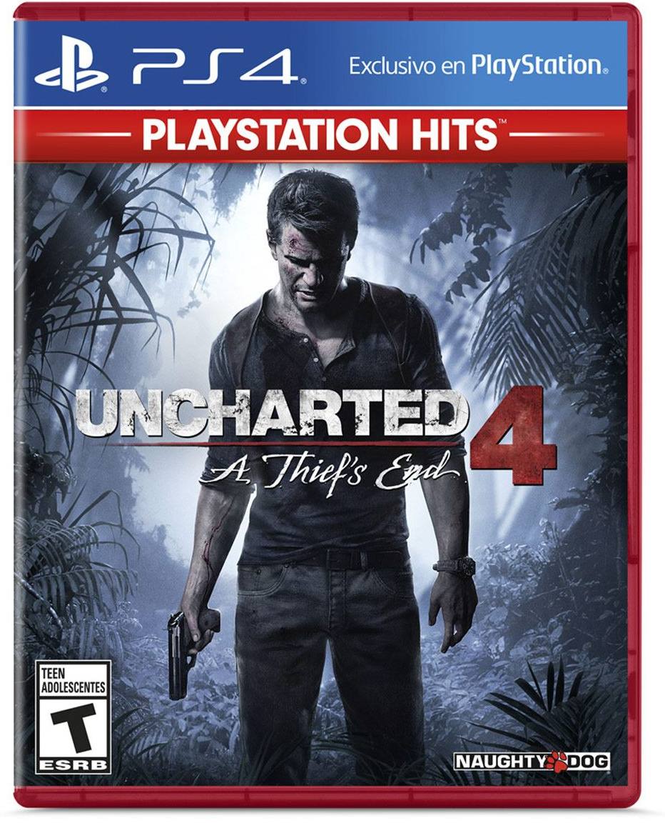 Uncharted 4: A Thief's (PlayStation Hits) [Latam Cover] for 4