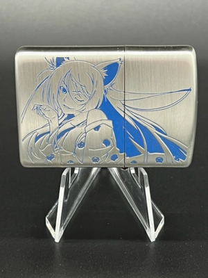 Monogatari Series - Tsubasa Hanekawa Zippo Case (No fuel or gas included)_