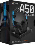 ASTRO Gaming A50 Wireless Headset + Base Station (Black/Blue) thumbnail 1