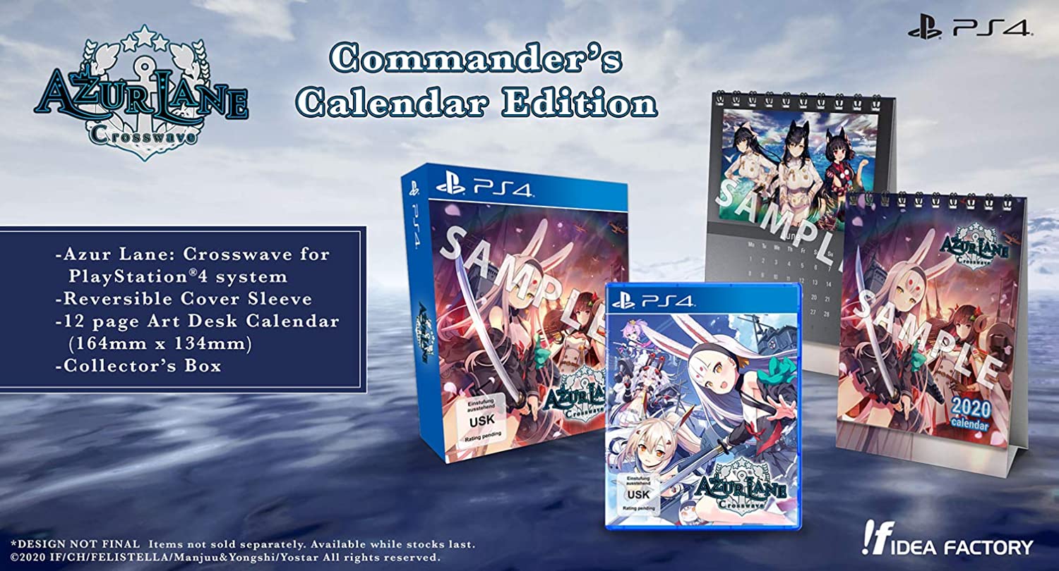 Azur Lane: Crosswave [Commanders Calendar Edition] for PlayStation 4