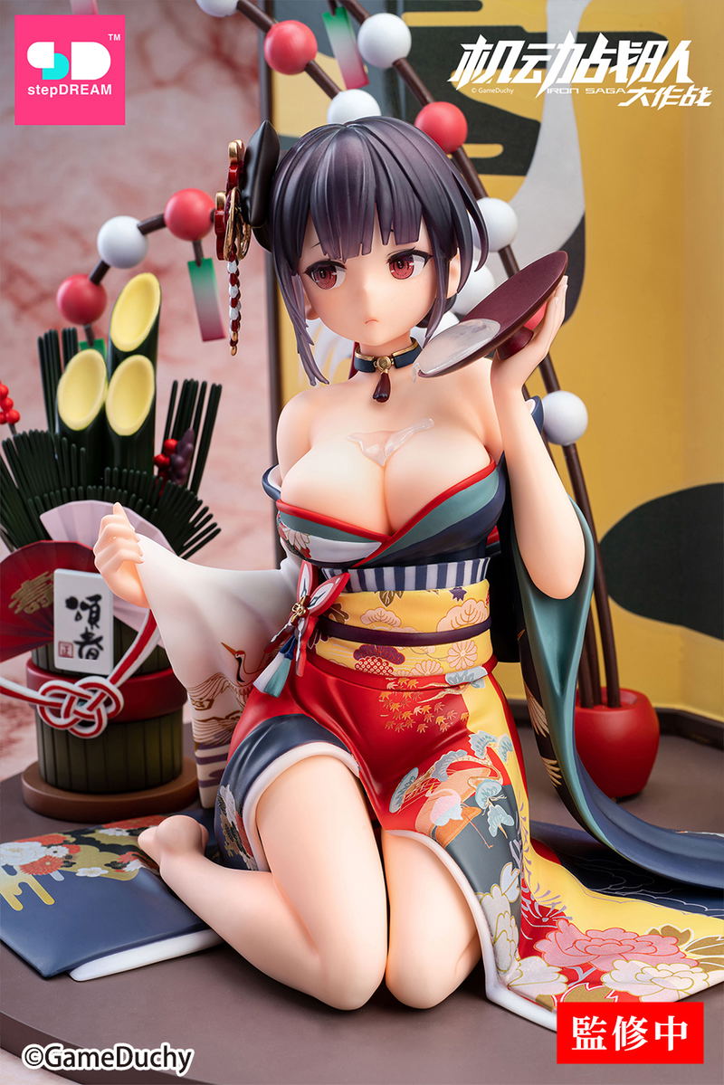 Kidou Sentai Iron Saga 1/6 Scale Pre-Painted Figure: Elaine New Year Special Baby Skin Ver. image 3