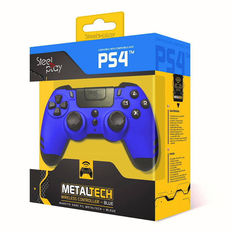 Steelplay - MetalTech Wireless Controller (Sapphire Blue) for PlayStation 4
