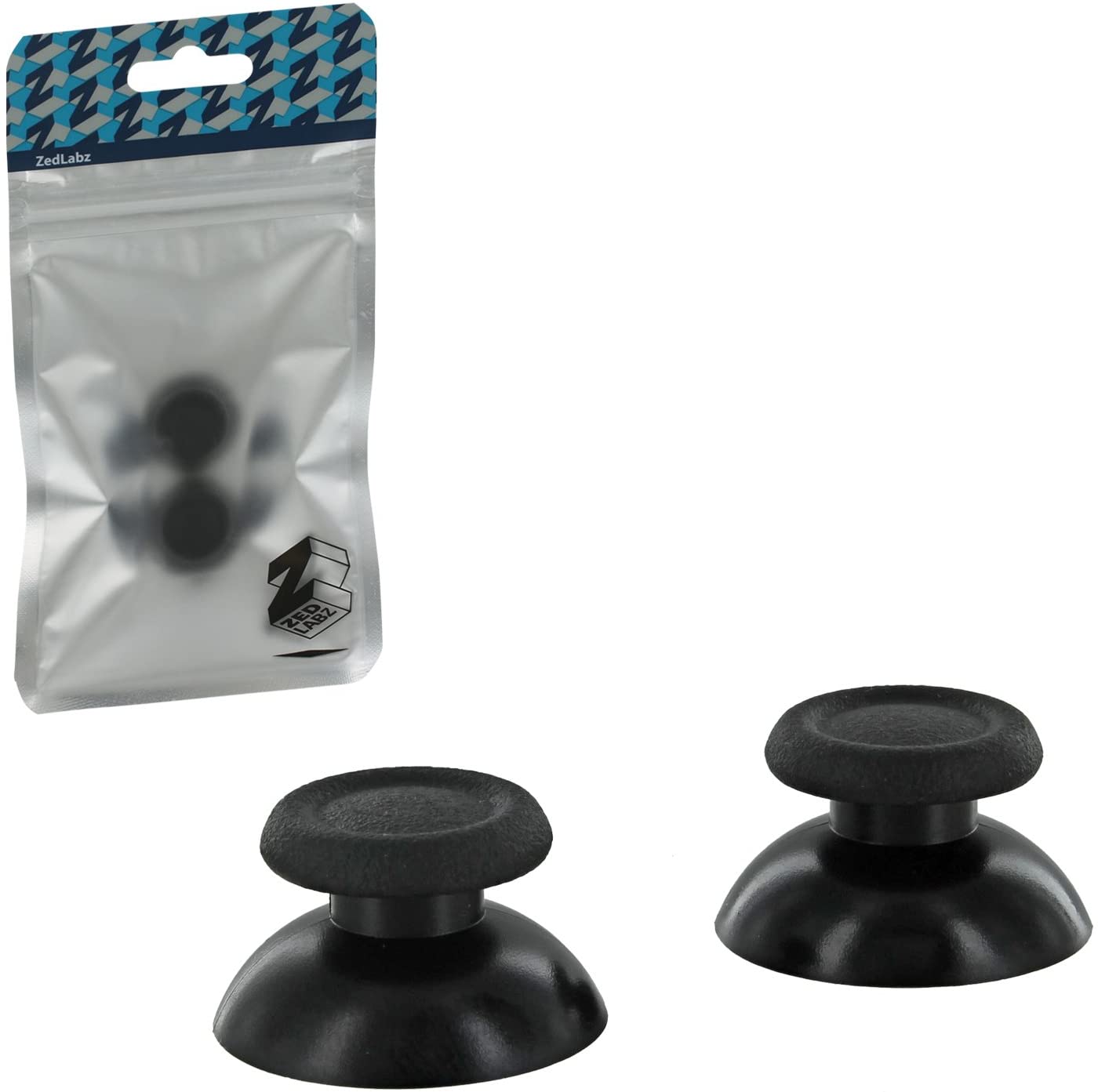 ZedLabz Rubber Grip Stick Analog Thumbsticks for PS4 (Black) for ...