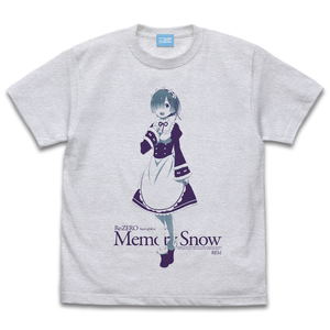 Re:ZERO -Starting Life in Another World- Memory Snow Version Rem T-shirt Ash (M Size)_