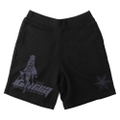 Re:ZERO -Starting Life in Another World- Emilia Sweat Half Shorts Black (M Size) thumbnail 1