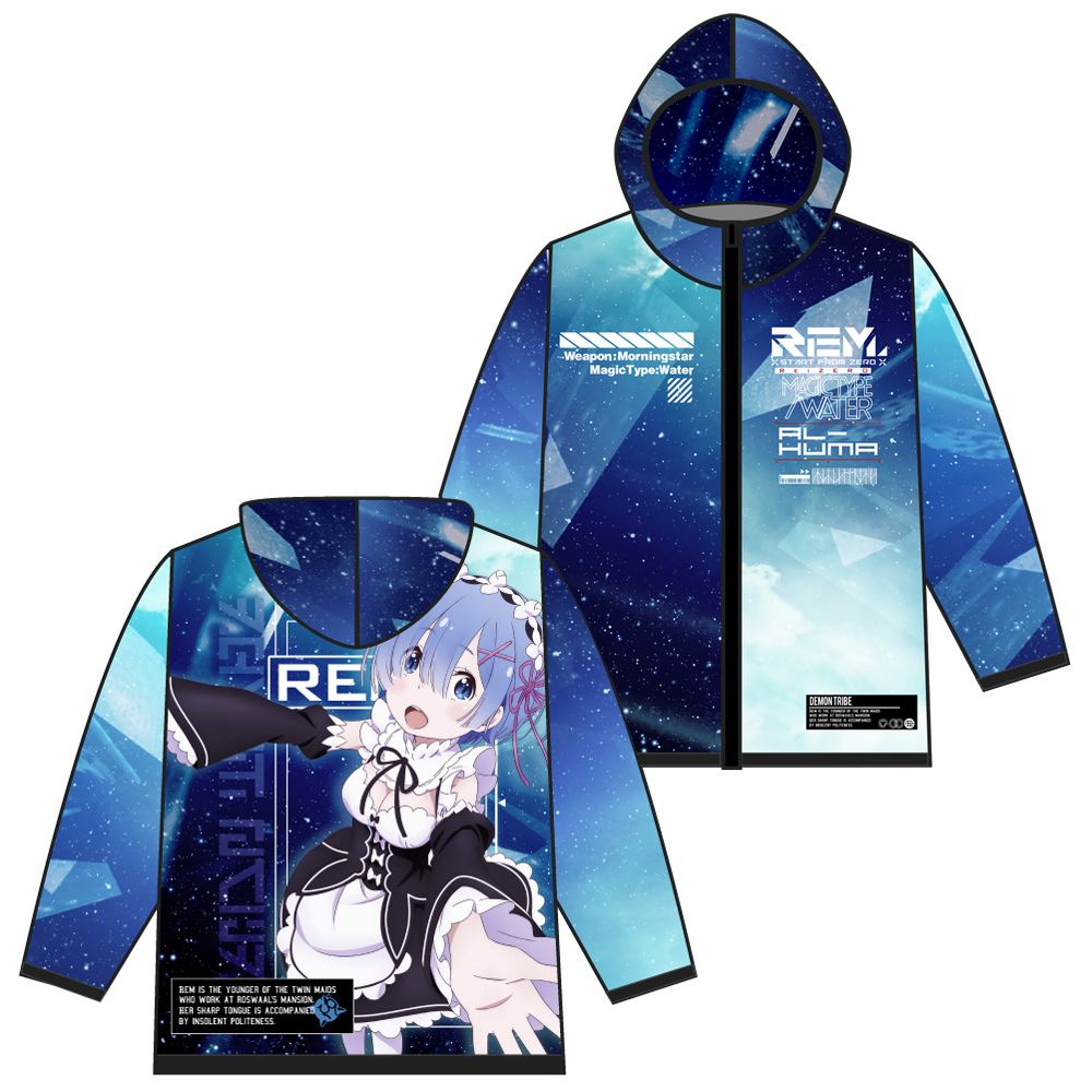 Re:ZERO -Starting Life in Another World- Full Graphic Dry Hoodie (M Size)