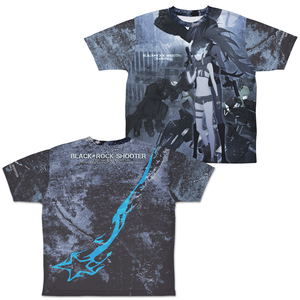 Black Rock Shooter Dawn Fall Double-sided Full Graphic T-shirt (M Size)_