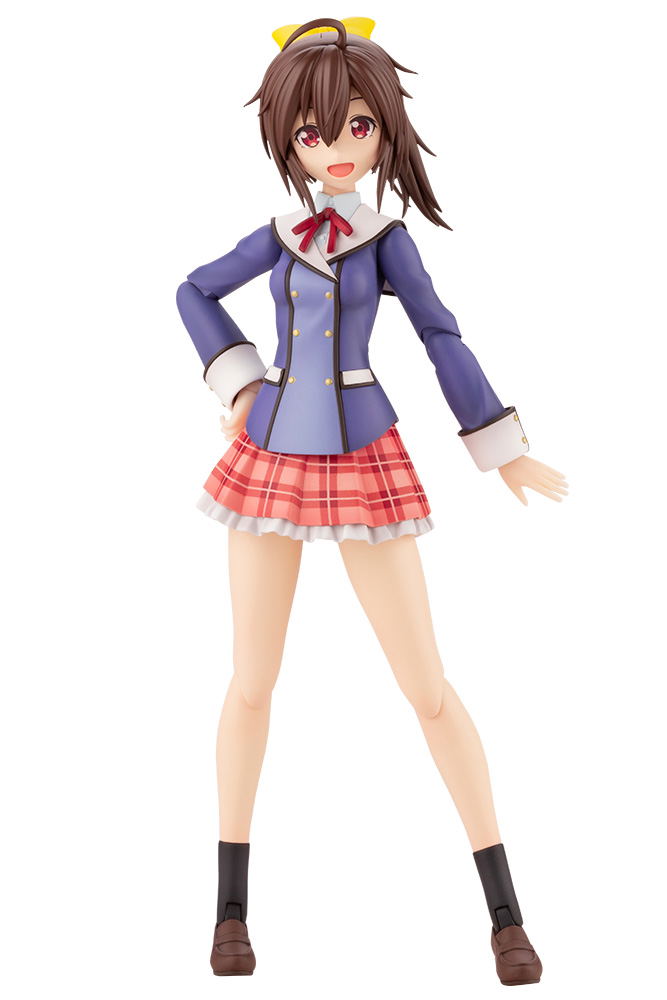 Sousaishojoteien x Frame Arms Girl 1/10 Scale Plastic Model Kit: Ao Gennai Wakaba Girls' High School Winter Clothes image 1