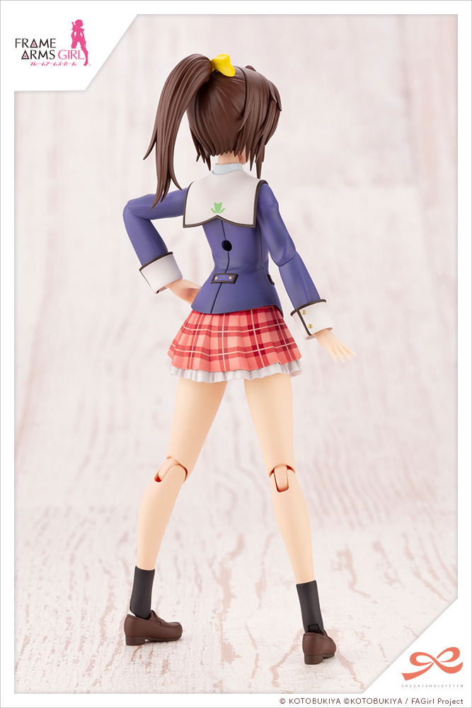 Sousaishojoteien x Frame Arms Girl 1/10 Scale Plastic Model Kit: Ao Gennai Wakaba Girls' High School Winter Clothes image 3