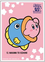 Kirby's Dream Land Character Sleeve 30th Nakama to Isshoni EN-1093 image 1