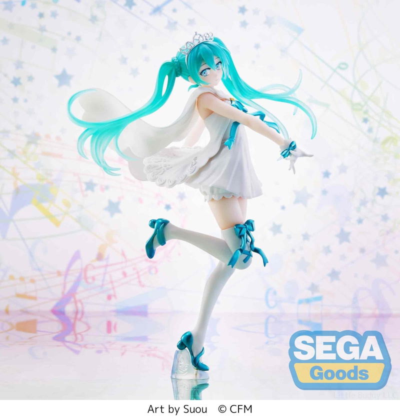 Piapro Characters Hatsune Miku SPM Figure: Hatsune Miku 15th Anniversary Suou Ver. image 4