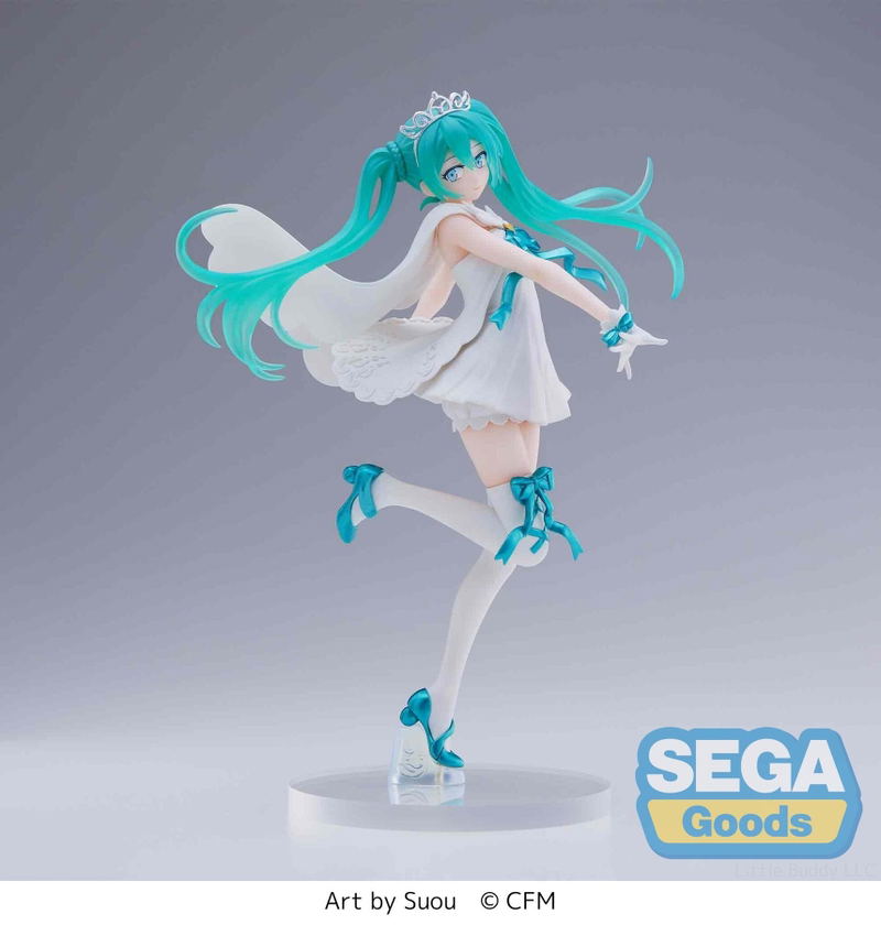Piapro Characters Hatsune Miku SPM Figure: Hatsune Miku 15th Anniversary Suou Ver. image 8