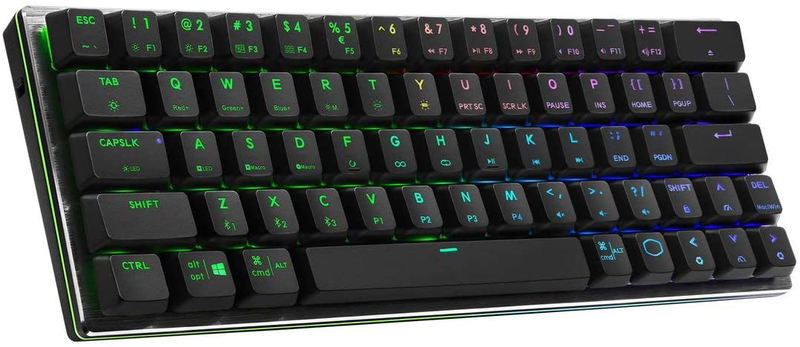 Cooler Master SK622 60% Wireless Mechanical Keyboard (Space Gray) for ...