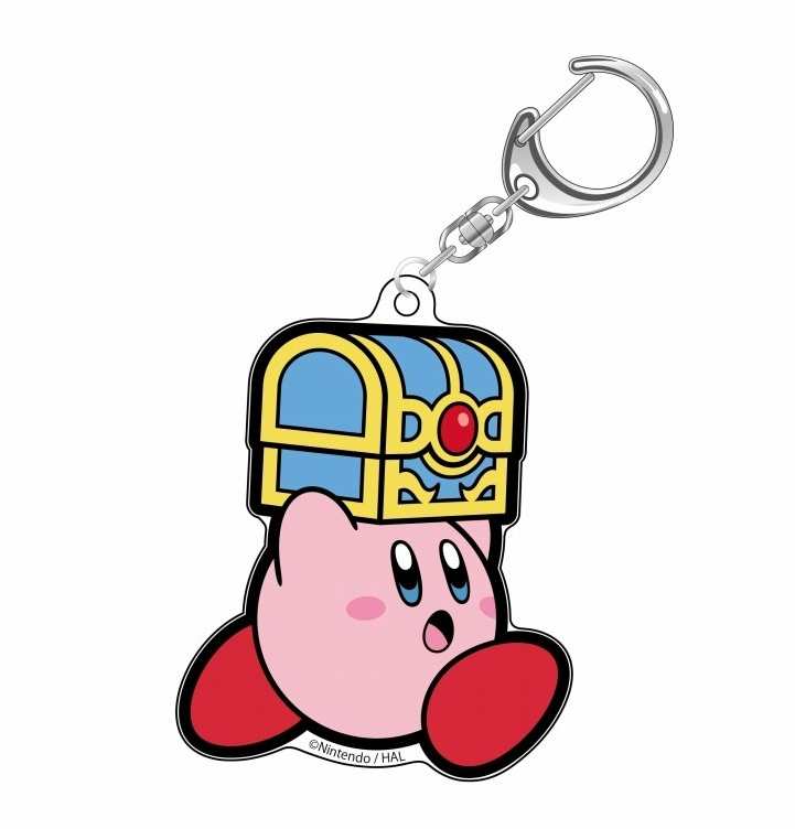 Kirby's Dream Land: 30th Glitter Key Chain A - Treasure Battle (Re-run) image 1